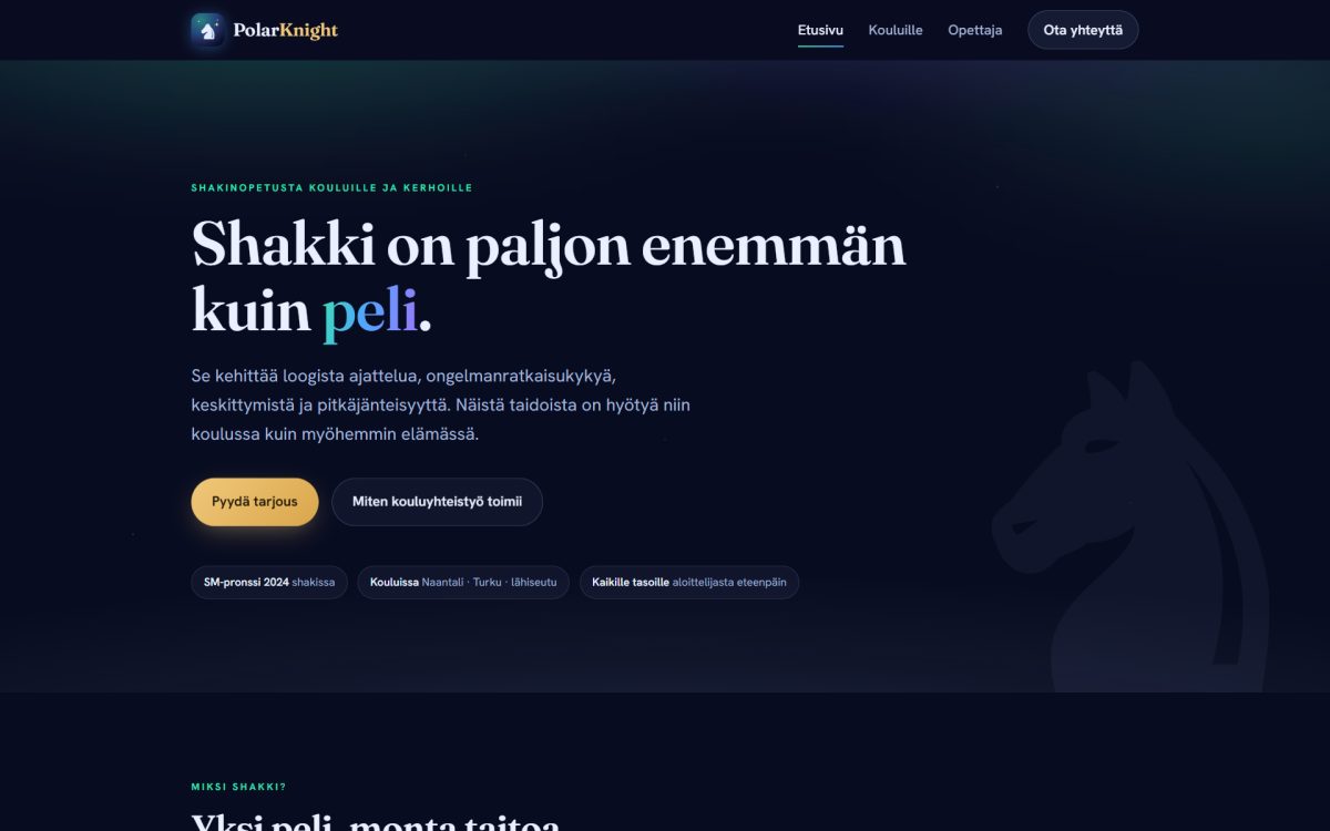 Nordwebin tekemä sivusto